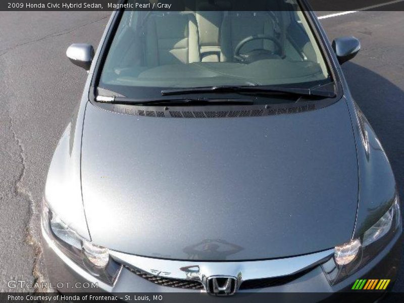 Magnetic Pearl / Gray 2009 Honda Civic Hybrid Sedan