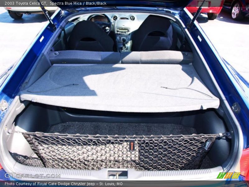 Spectra Blue Mica / Black/Black 2003 Toyota Celica GT