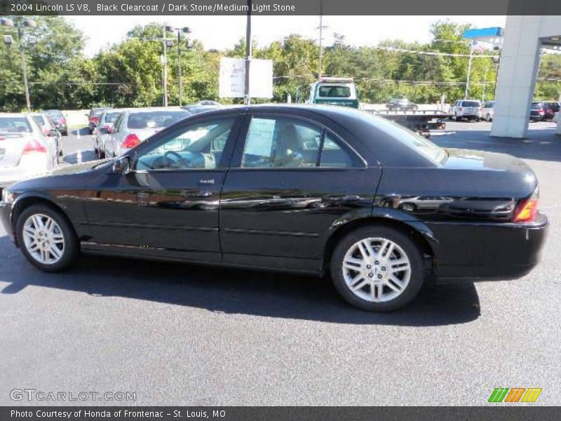 Black Clearcoat / Dark Stone/Medium Light Stone 2004 Lincoln LS V8
