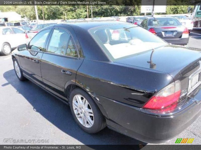 Black Clearcoat / Dark Stone/Medium Light Stone 2004 Lincoln LS V8