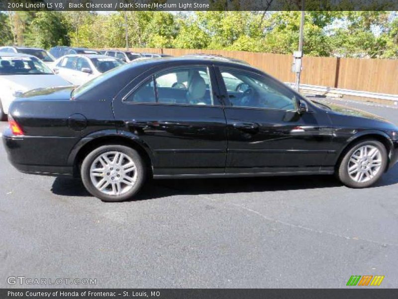 Black Clearcoat / Dark Stone/Medium Light Stone 2004 Lincoln LS V8