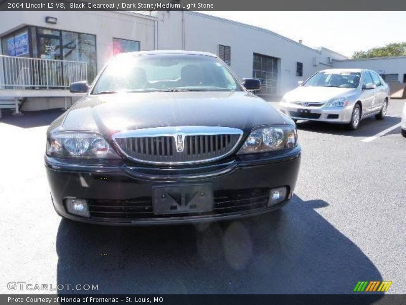 Black Clearcoat / Dark Stone/Medium Light Stone 2004 Lincoln LS V8