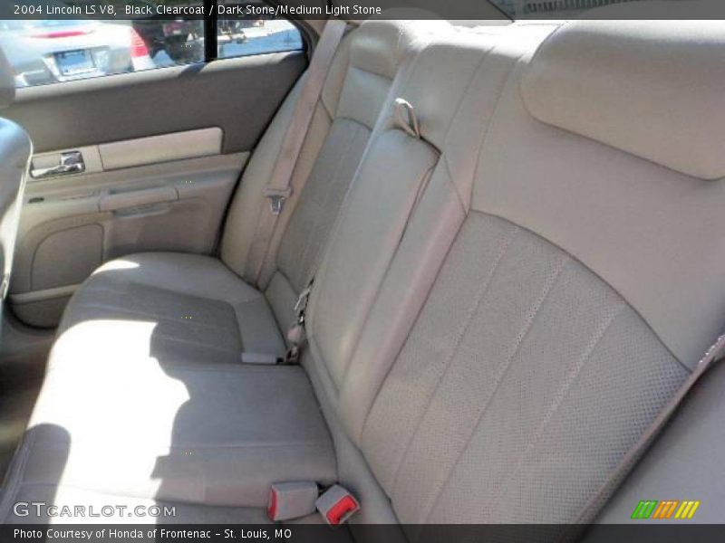 Black Clearcoat / Dark Stone/Medium Light Stone 2004 Lincoln LS V8