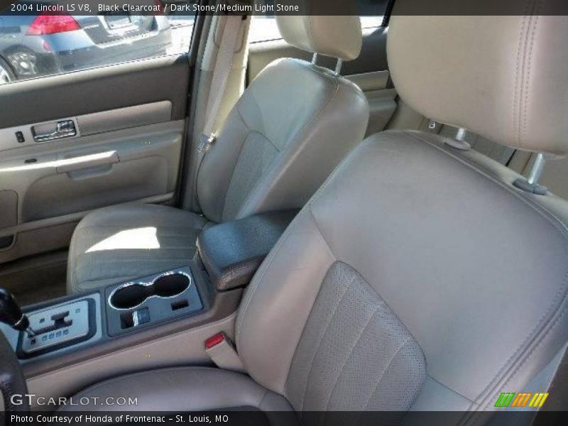 Black Clearcoat / Dark Stone/Medium Light Stone 2004 Lincoln LS V8