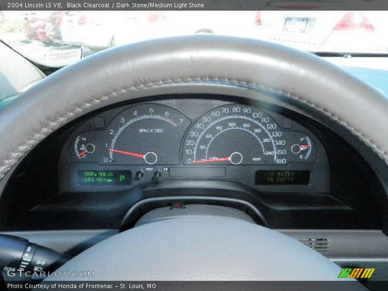 Black Clearcoat / Dark Stone/Medium Light Stone 2004 Lincoln LS V8