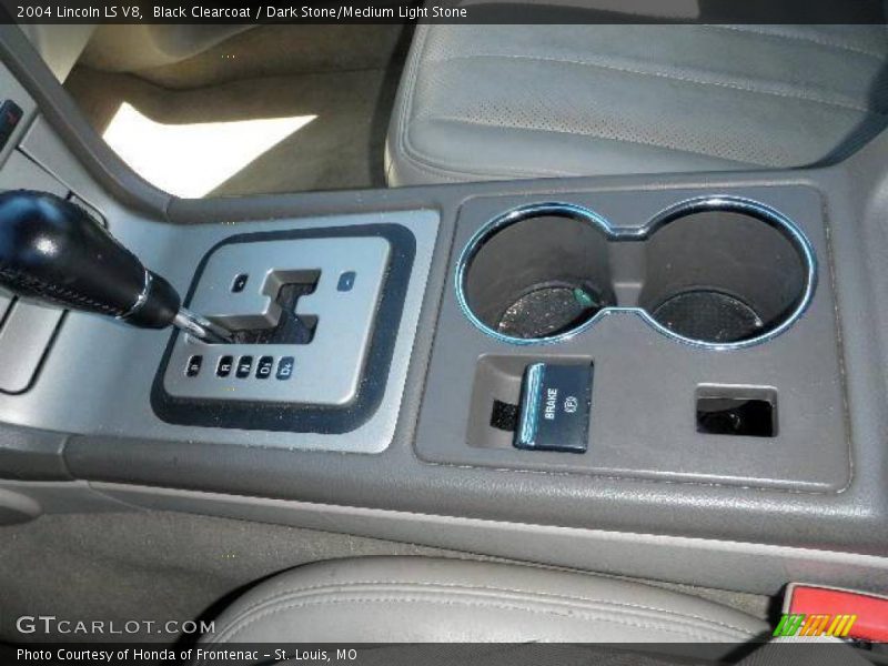 Black Clearcoat / Dark Stone/Medium Light Stone 2004 Lincoln LS V8
