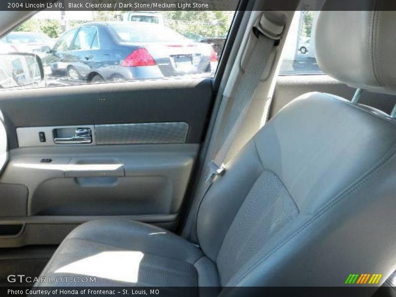 Black Clearcoat / Dark Stone/Medium Light Stone 2004 Lincoln LS V8