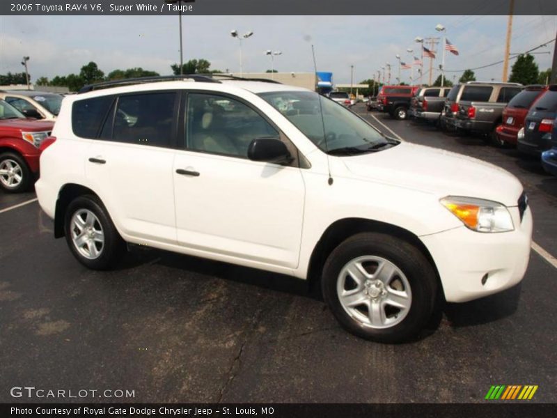 Super White / Taupe 2006 Toyota RAV4 V6