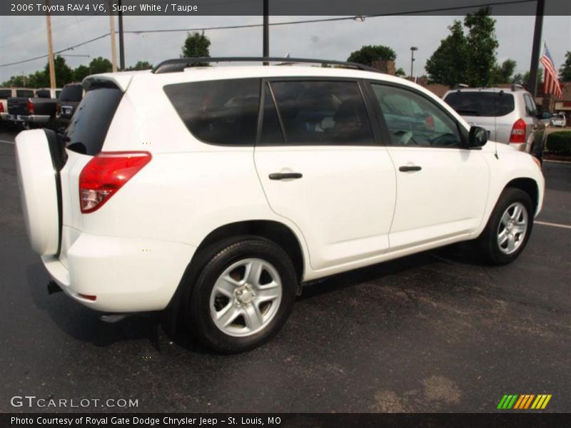 Super White / Taupe 2006 Toyota RAV4 V6