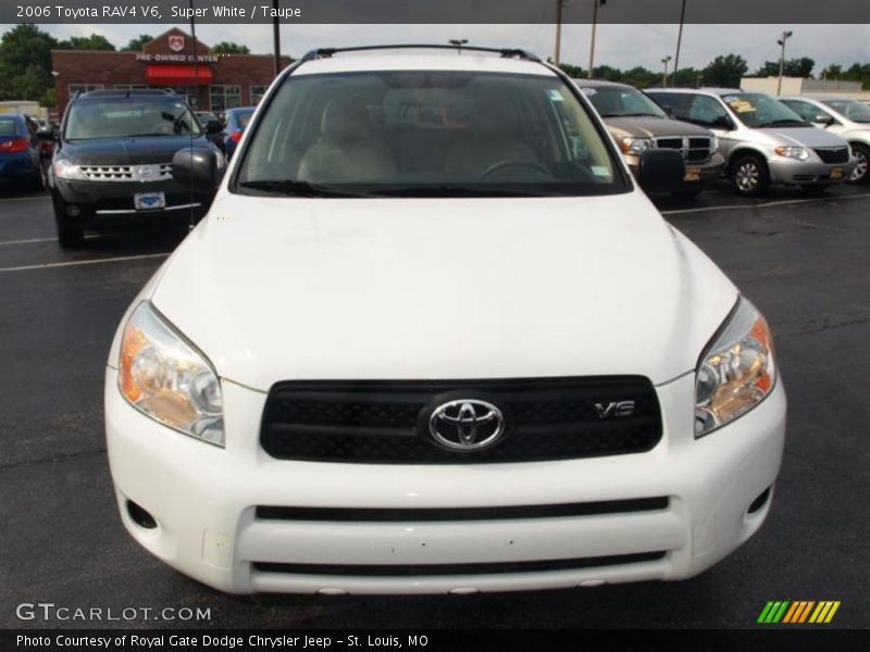 Super White / Taupe 2006 Toyota RAV4 V6
