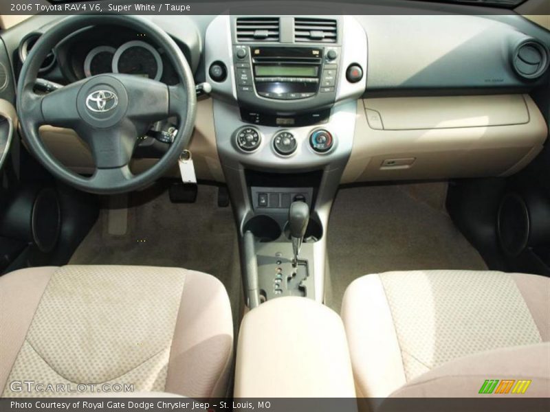 Super White / Taupe 2006 Toyota RAV4 V6