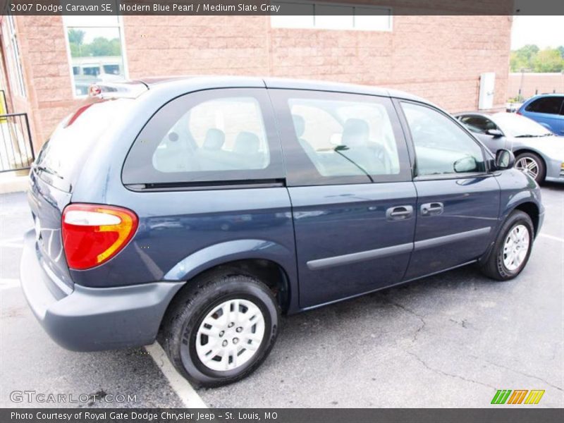 Modern Blue Pearl / Medium Slate Gray 2007 Dodge Caravan SE
