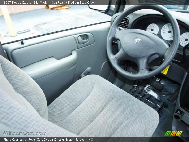 Modern Blue Pearl / Medium Slate Gray 2007 Dodge Caravan SE