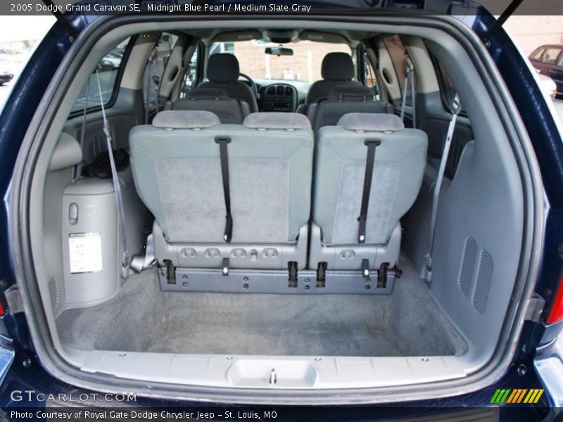Midnight Blue Pearl / Medium Slate Gray 2005 Dodge Grand Caravan SE