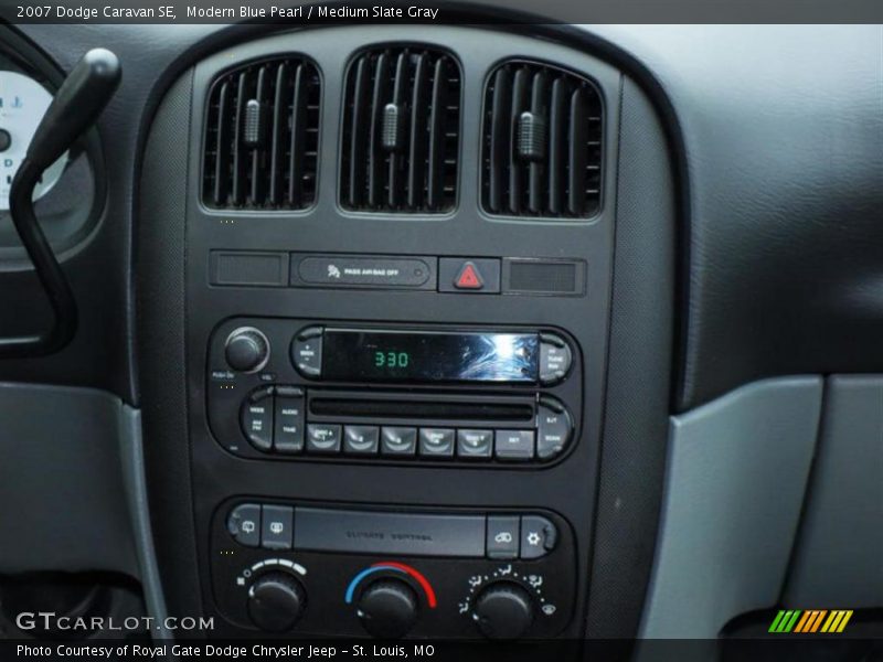Modern Blue Pearl / Medium Slate Gray 2007 Dodge Caravan SE