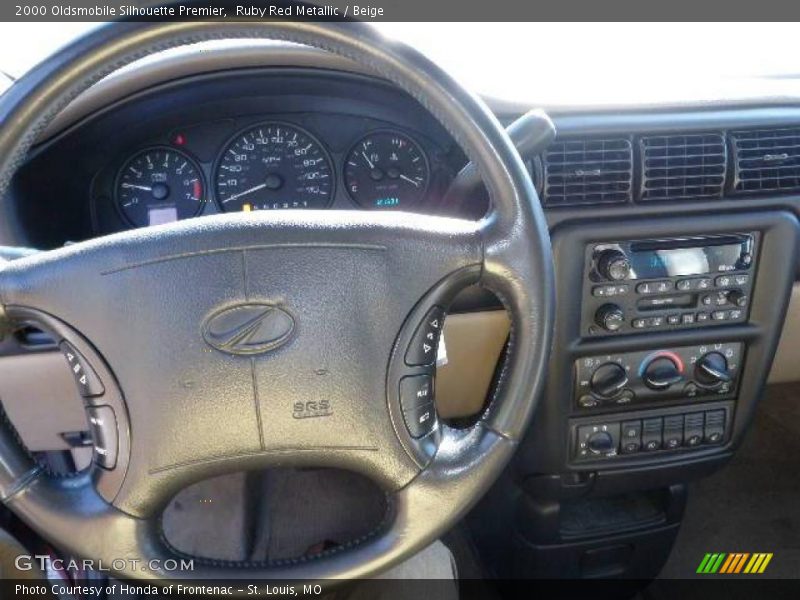 Ruby Red Metallic / Beige 2000 Oldsmobile Silhouette Premier