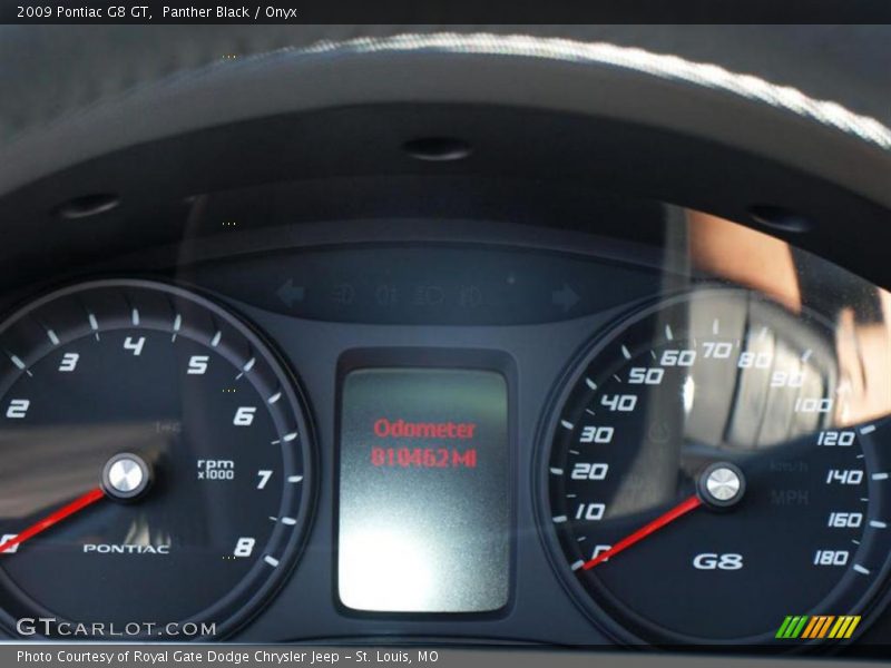 Panther Black / Onyx 2009 Pontiac G8 GT