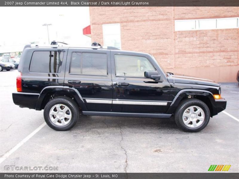 Black Clearcoat / Dark Khaki/Light Graystone 2007 Jeep Commander Limited 4x4