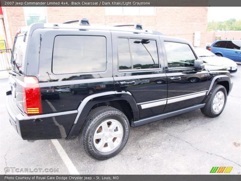 Black Clearcoat / Dark Khaki/Light Graystone 2007 Jeep Commander Limited 4x4