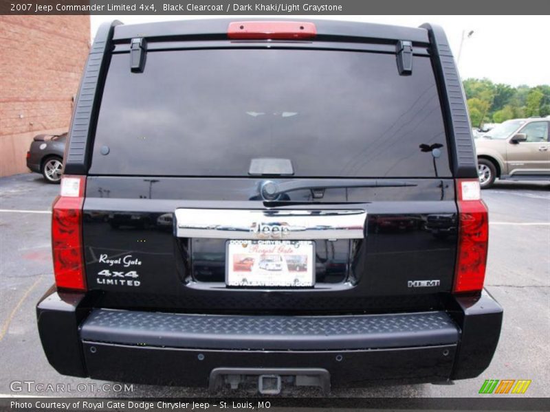 Black Clearcoat / Dark Khaki/Light Graystone 2007 Jeep Commander Limited 4x4