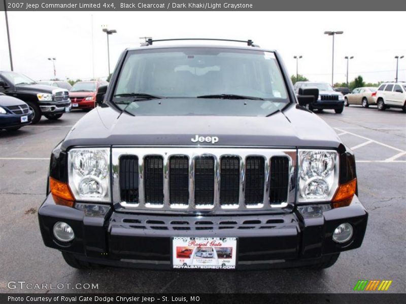 Black Clearcoat / Dark Khaki/Light Graystone 2007 Jeep Commander Limited 4x4