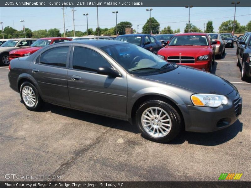 Dark Titanium Metallic / Light Taupe 2005 Chrysler Sebring Touring Sedan