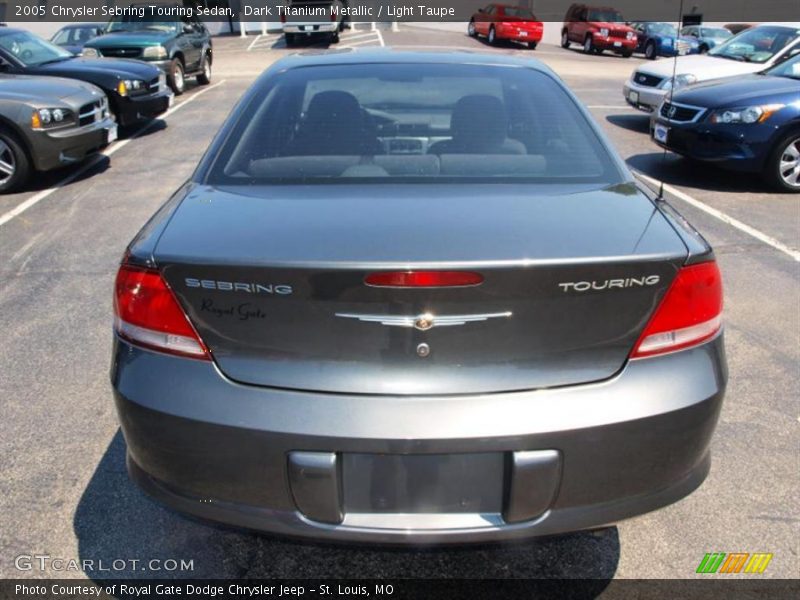 Dark Titanium Metallic / Light Taupe 2005 Chrysler Sebring Touring Sedan