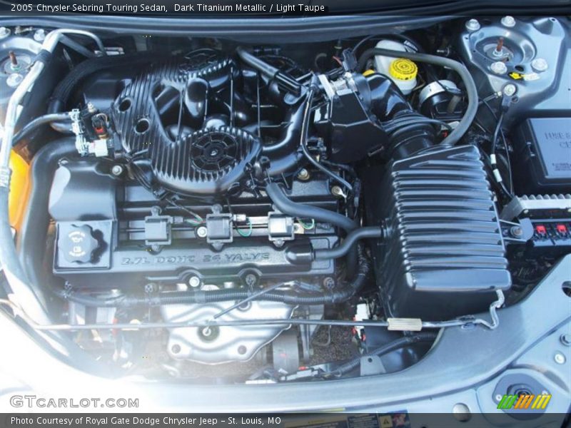 Dark Titanium Metallic / Light Taupe 2005 Chrysler Sebring Touring Sedan