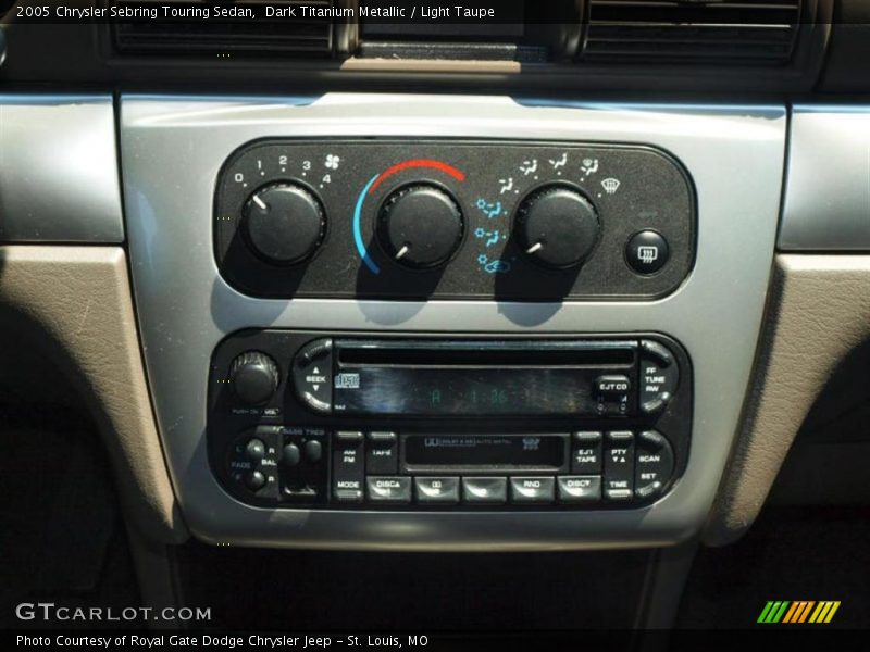 Dark Titanium Metallic / Light Taupe 2005 Chrysler Sebring Touring Sedan