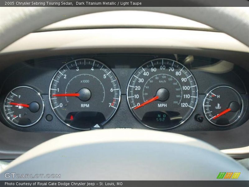 Dark Titanium Metallic / Light Taupe 2005 Chrysler Sebring Touring Sedan