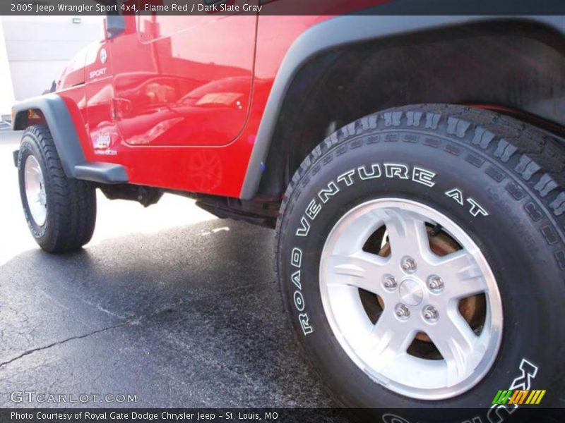 Flame Red / Dark Slate Gray 2005 Jeep Wrangler Sport 4x4