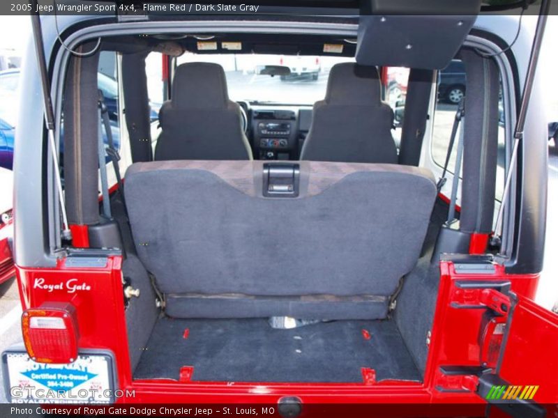 Flame Red / Dark Slate Gray 2005 Jeep Wrangler Sport 4x4