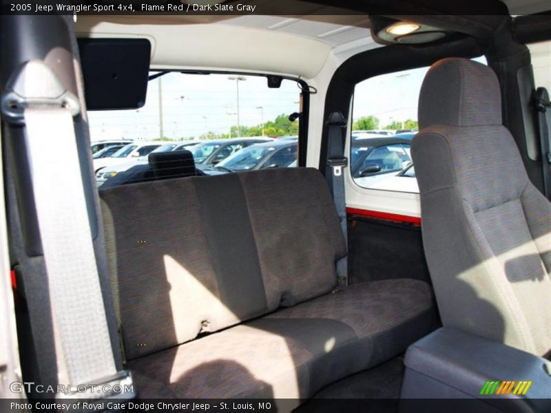Flame Red / Dark Slate Gray 2005 Jeep Wrangler Sport 4x4