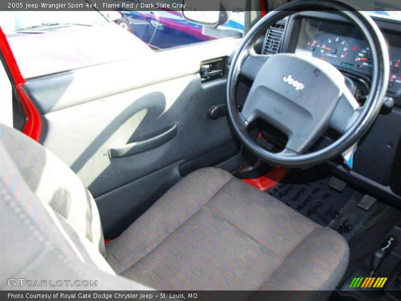 Flame Red / Dark Slate Gray 2005 Jeep Wrangler Sport 4x4