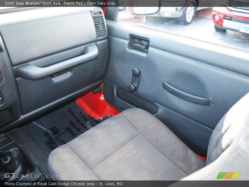 Flame Red / Dark Slate Gray 2005 Jeep Wrangler Sport 4x4
