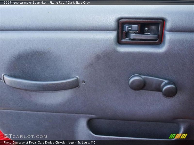 Flame Red / Dark Slate Gray 2005 Jeep Wrangler Sport 4x4