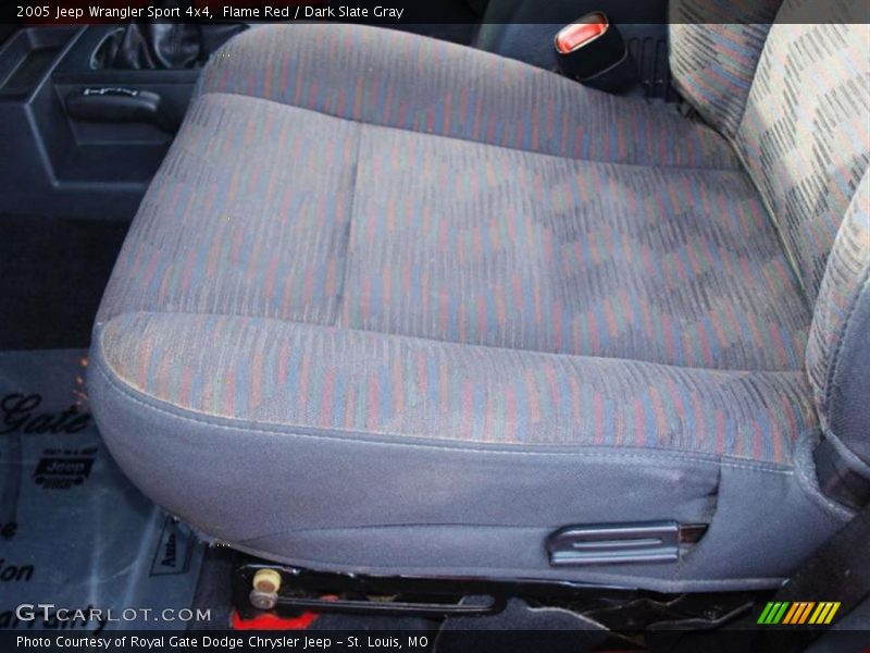 Flame Red / Dark Slate Gray 2005 Jeep Wrangler Sport 4x4