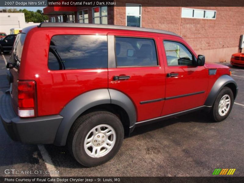 Inferno Red Crystal Pearl / Dark Khaki 2007 Dodge Nitro SXT