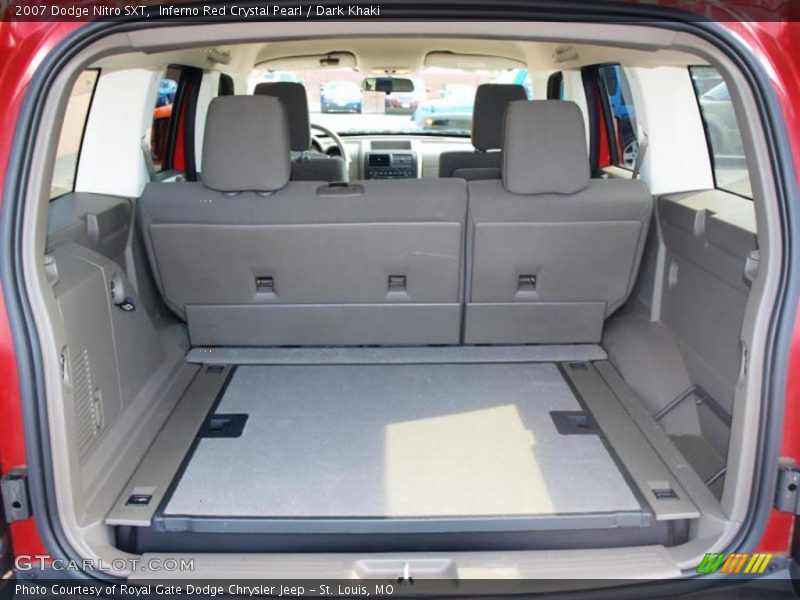 Inferno Red Crystal Pearl / Dark Khaki 2007 Dodge Nitro SXT