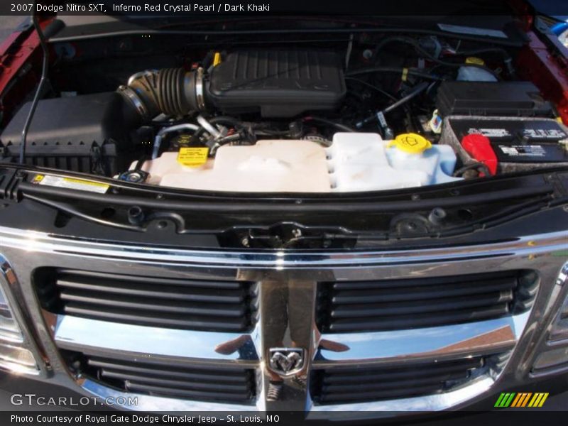 Inferno Red Crystal Pearl / Dark Khaki 2007 Dodge Nitro SXT