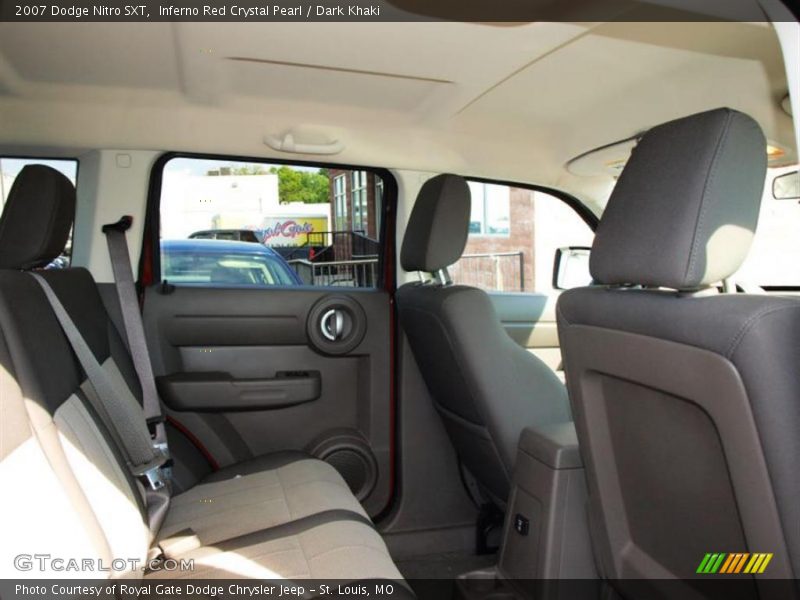 Inferno Red Crystal Pearl / Dark Khaki 2007 Dodge Nitro SXT