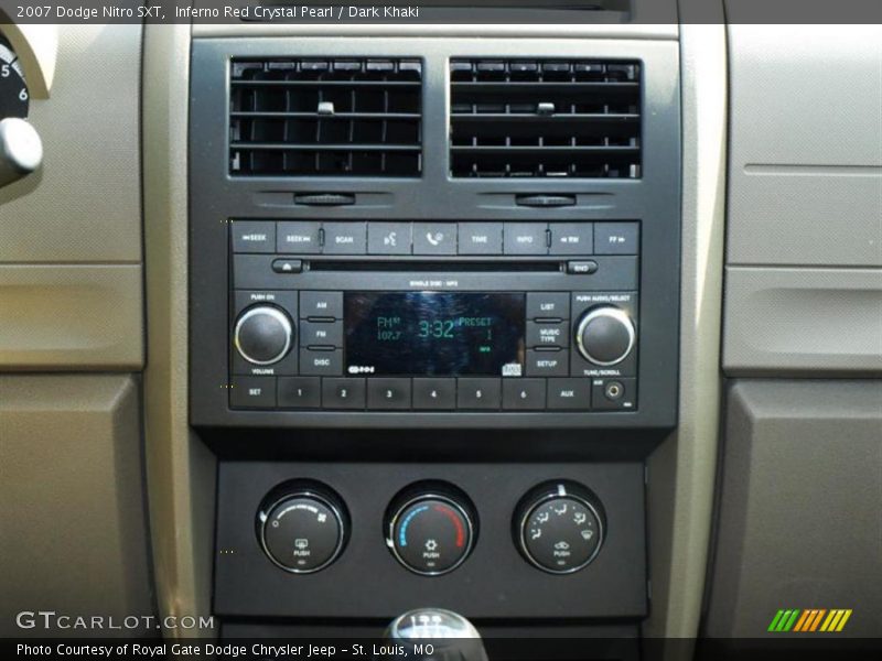 Inferno Red Crystal Pearl / Dark Khaki 2007 Dodge Nitro SXT