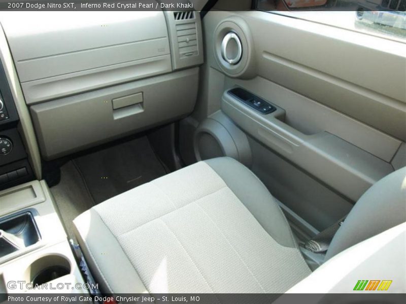 Inferno Red Crystal Pearl / Dark Khaki 2007 Dodge Nitro SXT