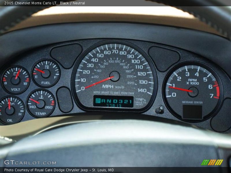 Black / Neutral 2005 Chevrolet Monte Carlo LT