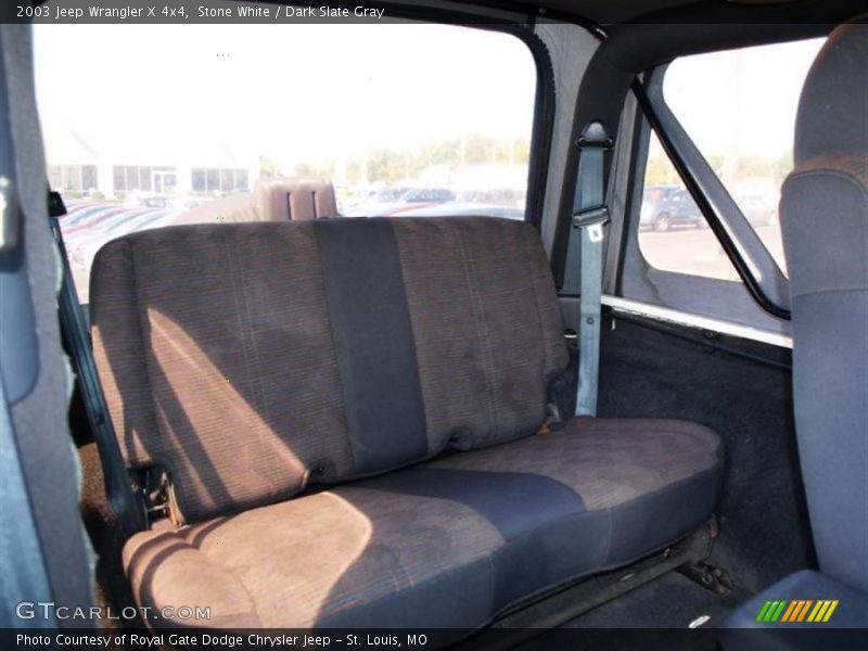 Stone White / Dark Slate Gray 2003 Jeep Wrangler X 4x4