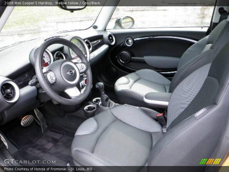 Mellow Yellow / Grey/Black 2008 Mini Cooper S Hardtop