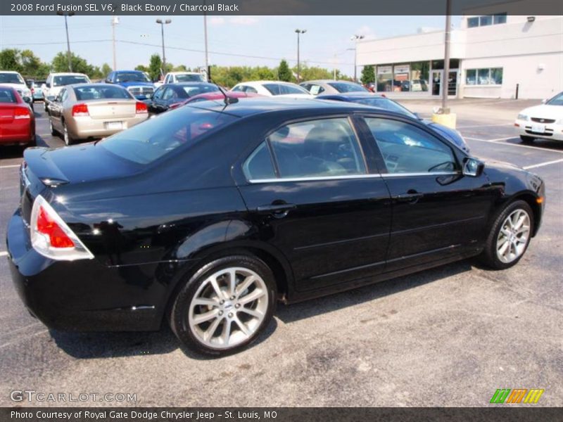 Black Ebony / Charcoal Black 2008 Ford Fusion SEL V6