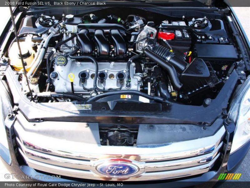 Black Ebony / Charcoal Black 2008 Ford Fusion SEL V6