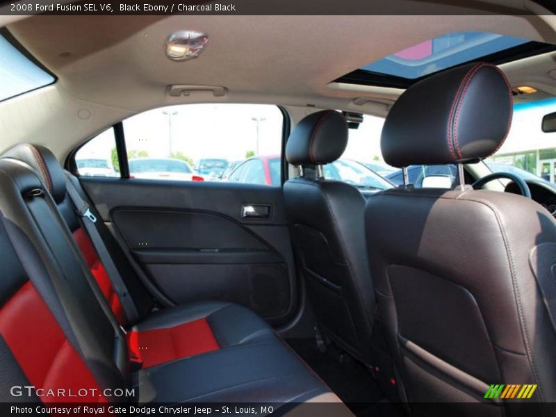 Black Ebony / Charcoal Black 2008 Ford Fusion SEL V6
