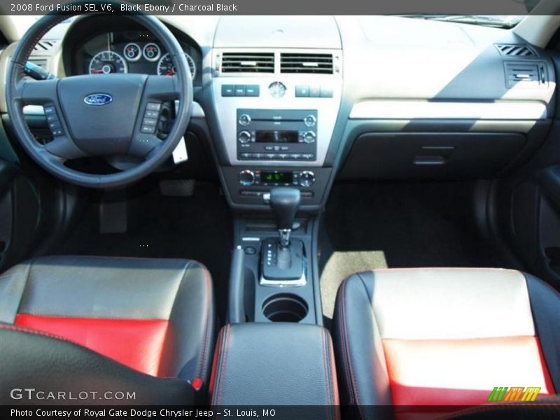 Black Ebony / Charcoal Black 2008 Ford Fusion SEL V6